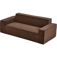 VEVOR 83 in Modern Comfy Corduroy Couch Sofa