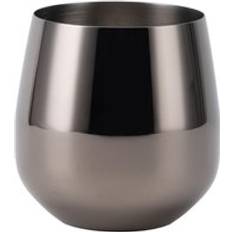 Stainless Steel Wine Glasses Cosy@home Stainless Steel Wine Glass Stemless Egg Shape 550ml Weinglas