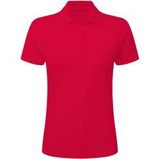 Signature Stretch Tagless Polo Shirt - Red