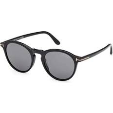 Tom Ford Runde Solbriller Tom Ford Autentiske Ft0904 01D Solbriller 52 MM - Sort