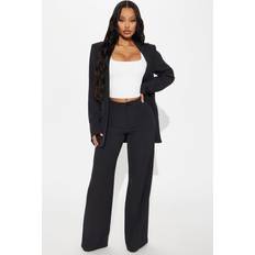 Wide Leg Trouser - Black