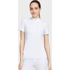 T-shirt Skjorte Louane Korte Ærmer - White Texturized