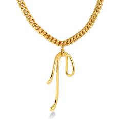 Edblad Necklaces Edblad Lace Bow Chain Necklace Yellow Gold