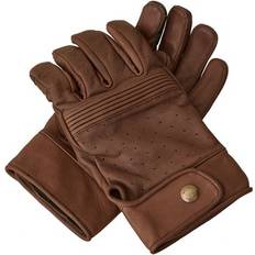 Montgomery Motorbike Leather Gloves - Brown