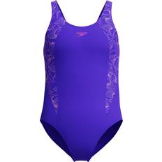 Drenge Badedragter Børnetøj Speedo Hyperboom Splice Muscleback Badedragt Børn - Lilla