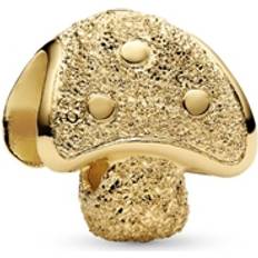 Pandora Guld Berlocker & Hängen Pandora Mini Svamp Glittrande Berlock Guld