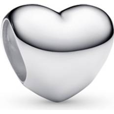 Pandora Silber Charm Herz Mini Kettenanhänger - Argent