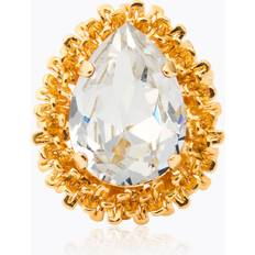 Kristall Ringar Caroline Svedbom Ring Classic Gemma Ring Gold Crystal