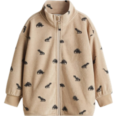 Beige Fleecejackor Barnkläder H&M Dinosaurier Fleecejacka - Beige/Dinosaurier