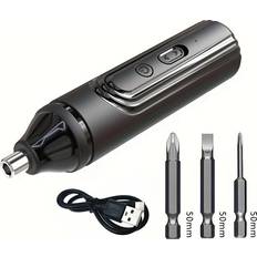 Temu Mini Cordless Electric Screwdriver USB Rechargeable