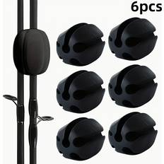 Temu 6pcs Silicone Fishing Rod Jig Set
