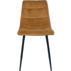 House Nordic Middelfart Mustard Yellow Kitchen Chair 86cm 2pcs