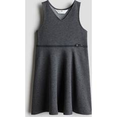 H&M Jersey School Dress - Dark Grey (1235972001)