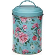 Kitchen Accessories Versa tile Blue Floral Tin Lunch Box Food Container