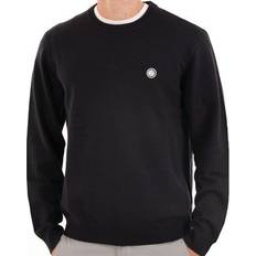 Merino Blend Crew Knit - Navy