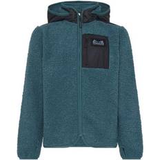 Didriksons Vindtäta Fleecekläder Didriksons Exa Full Zip 3 Fleecejacka Barn - Blå