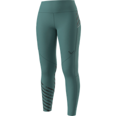 Turquoise - Women Tights Dynafit Trail 7/8 Running Tights - Turquoise/Blue