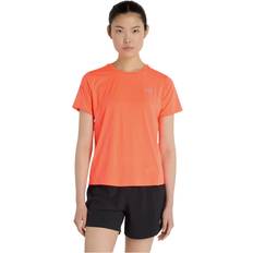 Orange - Running T-shirts New Balance Race Day T-Shirt Poly Knit - Red