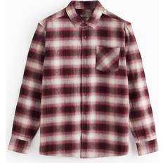 Ombre Plum Brushed Cotton Long Sleeve Shirt