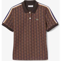 Lacoste Brun Polotrøjer Lacoste Poloskjorte Med Print - Brun
