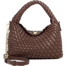 Mini Dinkydeliberate Woven Slouch Bag - Brown