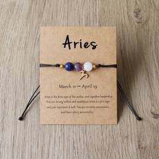 Zodiac Signs Bracelets Vehhe Zodiac Crystal Bracelet Handmade Beaded Natural Stone - Featuring The Eight Major