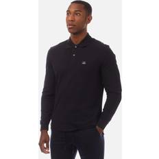CP COMPANY Tops CP COMPANY Men's Long Sleeve Polo Shirt - Navy