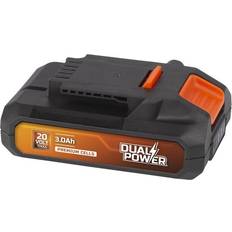 Dual Power Uppladdningsbart Litiumbatteri 3 Ah 20 V