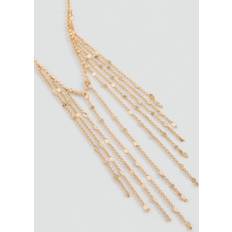 Mango Long Triple Necklace Gold Teen - Gold