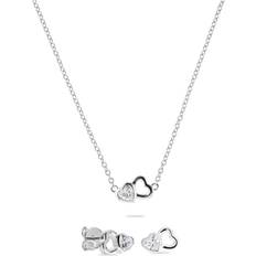 Schmuck-Set Hearts - Silber