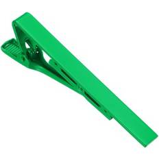 Men Tie Clips on sale Uxcell Skinny Necktie Bar Pinch Clips With Box - Green