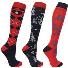 Red Underwear Practice Makes Perfect Socks Pack - Dark Blue/Red
