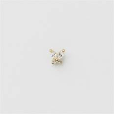 18k Piercingar Safira Butterfly Piercing