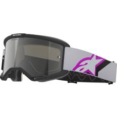 Alpinestars Motorcykelglasögon Alpinestars Vision 8 Corp Crossglasögon - Grå/Violett