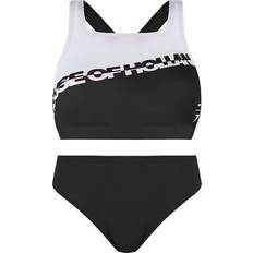 Speedo Bikinis Speedo Printed Two Piece Bikini Set - Black/White