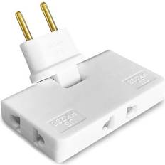 Flat Power Strip Behind Cabinet 3 Sockets