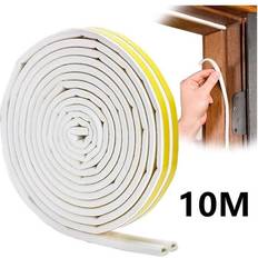 D-Profile Foam Sealing Strip 10M White