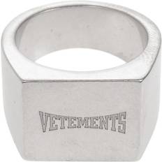 Signet Rings VETEMENTS Rectangular Signet Ring Unisex - Silver