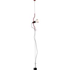 Flos Parenthesis On/Off Red Pendant Lamp ∅ 11cm
