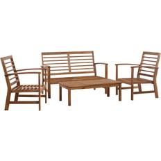 vidaXL 47283 Loungesæt, 1 borde inkl. 2 stole & 1 sofaer