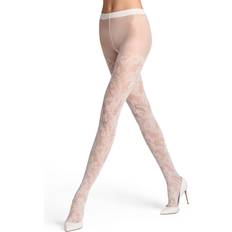 Dame - Hvid Strømpebukser Falke Sensual Boulevard TI Strømpebukser - Hos Magasin
