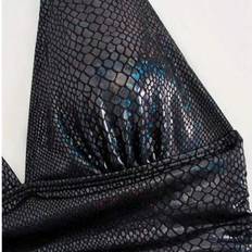 Polyester Bodysuits Shein Sexy Scooped Backless Crocodile Print Bodysuit - For Women