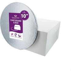 Set Baking Supplies Culpitt Cake Drum Board & Box Combo Baking Supply