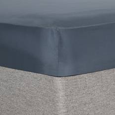 OHS Plain Fitted Superking Bed Sheet Blue