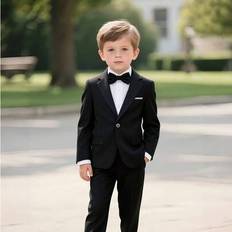 Shein 3 Pieces Formal Suit For Boys Black