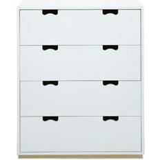 Asplund Snö A White/Oak Chest of Drawer 90x109cm