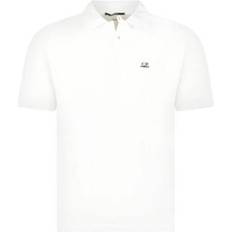 CP COMPANY Polo Shirts CP COMPANY Short Sleeve Jersey 1020 Polo-Shirt - White