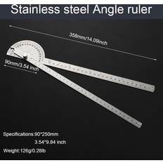 Angle Measurers Temu Thickened Stainless Steel Gauge Angle Measurer