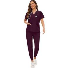 Work Clothing Sets Shein Surgical Uniforms Woman Scrub Set Nurse Beauty Salon