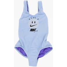 Nike Purple Swimsuits Nike One Piece Swimsuit with Logo-Print